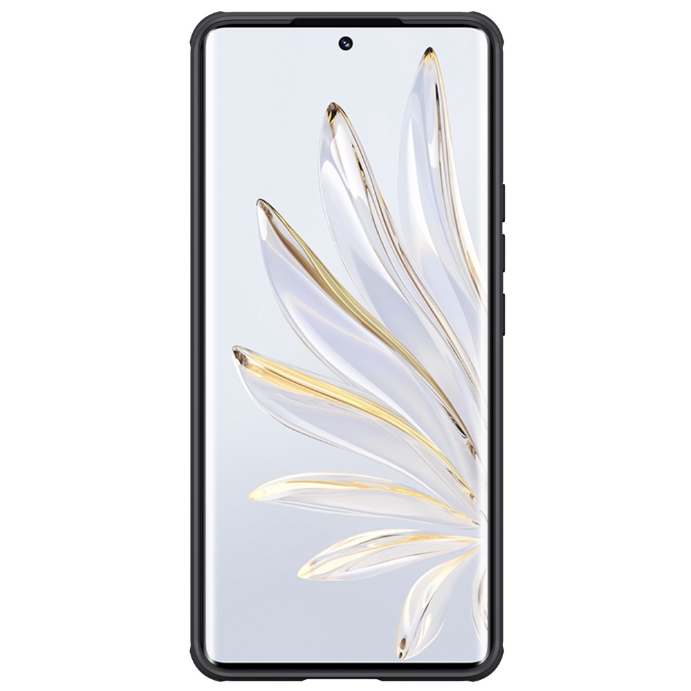 NILLKIN CamShield Pro Series for Honor 70 Pro 5G/70 Pro+ 5G Case Hard PC Soft TPU Scratch-Resistant Non-Slip Phone Protector with Slide Camera Lens Cover- Black-2