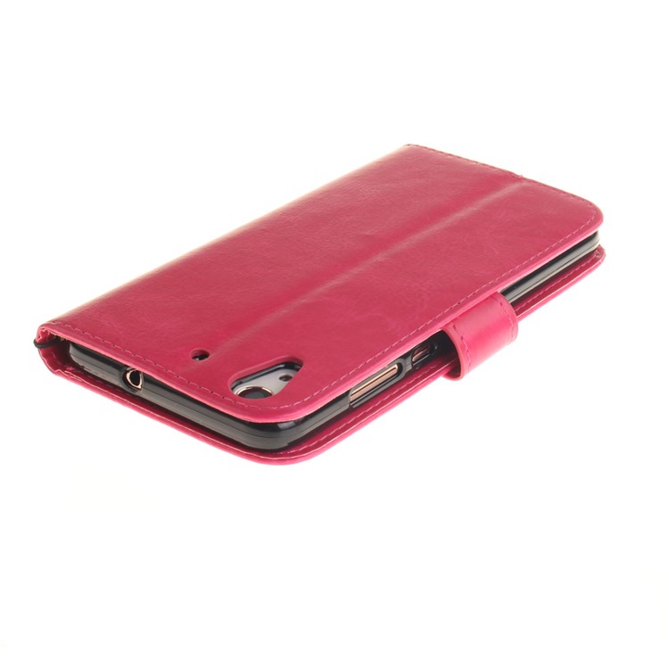 For Huawei Y6II / Honor 5A Dandelion and Lovers Stand Leather Wallet Case with Lanyard - Rose-5
