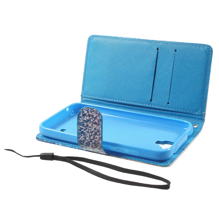 Pattern Printing Leather Cover with Card Slots for Huawei Y5 Y560 - Flash Powder-5