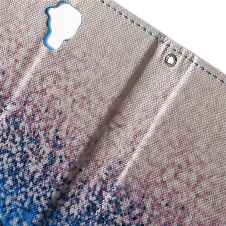 Pattern Printing Leather Cover with Card Slots for Huawei Y5 Y560 - Flash Powder-6