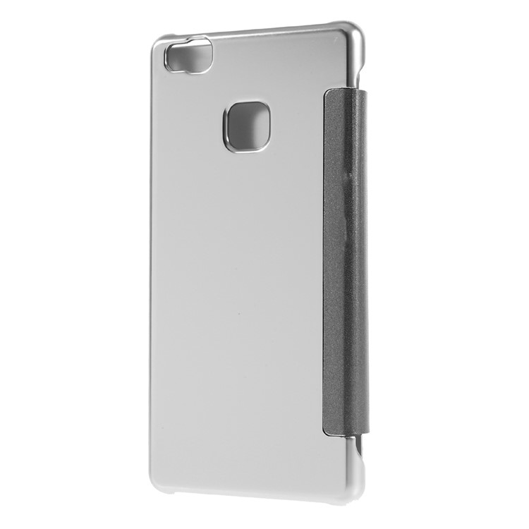 Electroplating Mirror Surface PC Leather Cover for Huawei P9 Lite / G9 Lite - Silver-2