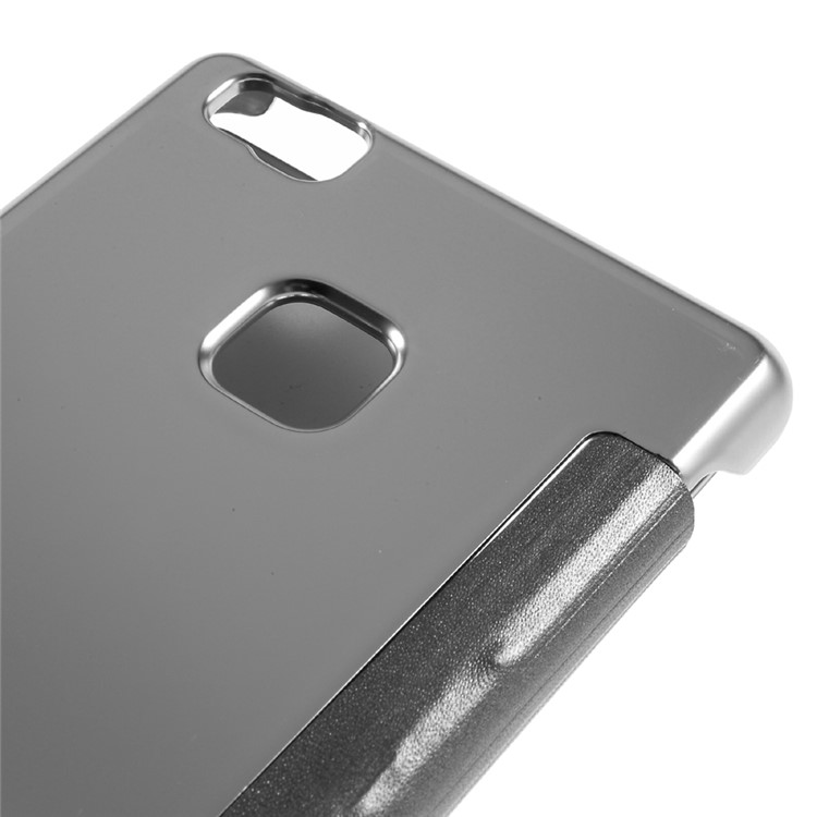 Electroplating Mirror Surface PC Leather Cover for Huawei P9 Lite / G9 Lite - Silver-6