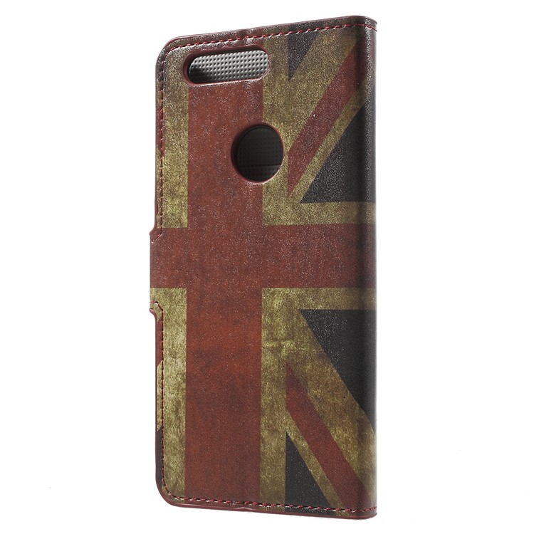 Wallet Stand Patterned Leather Case for Huawei Honor 8 - Retro Union Jack-2