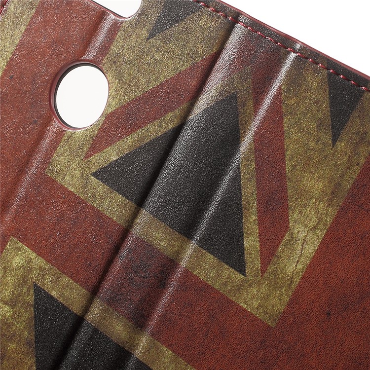 Wallet Stand Patterned Leather Case for Huawei Honor 8 - Retro Union Jack-6
