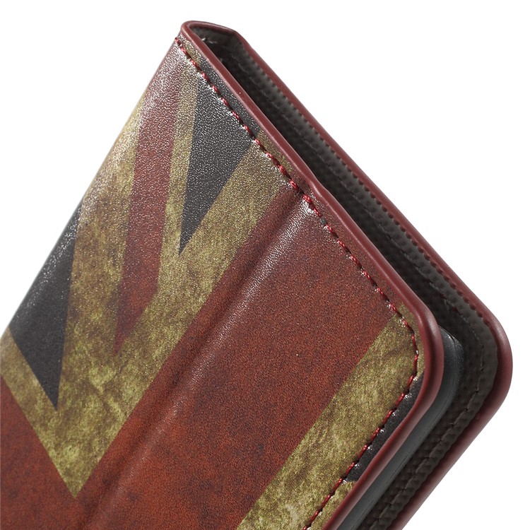 Wallet Stand Patterned Leather Case for Huawei Honor 8 - Retro Union Jack-8