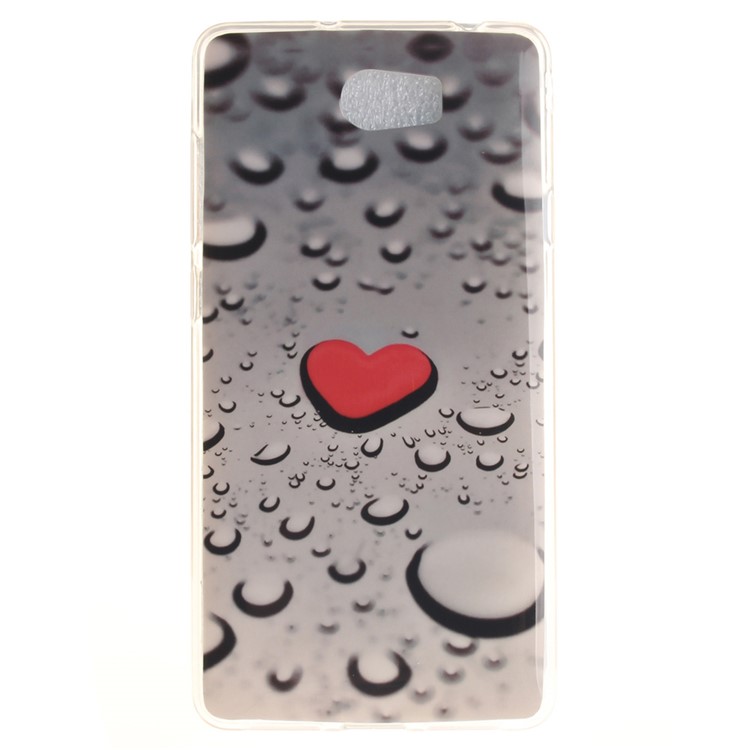 Soft IMD TPU Shell Case for Y5II / Y5 II - Red Heart-2
