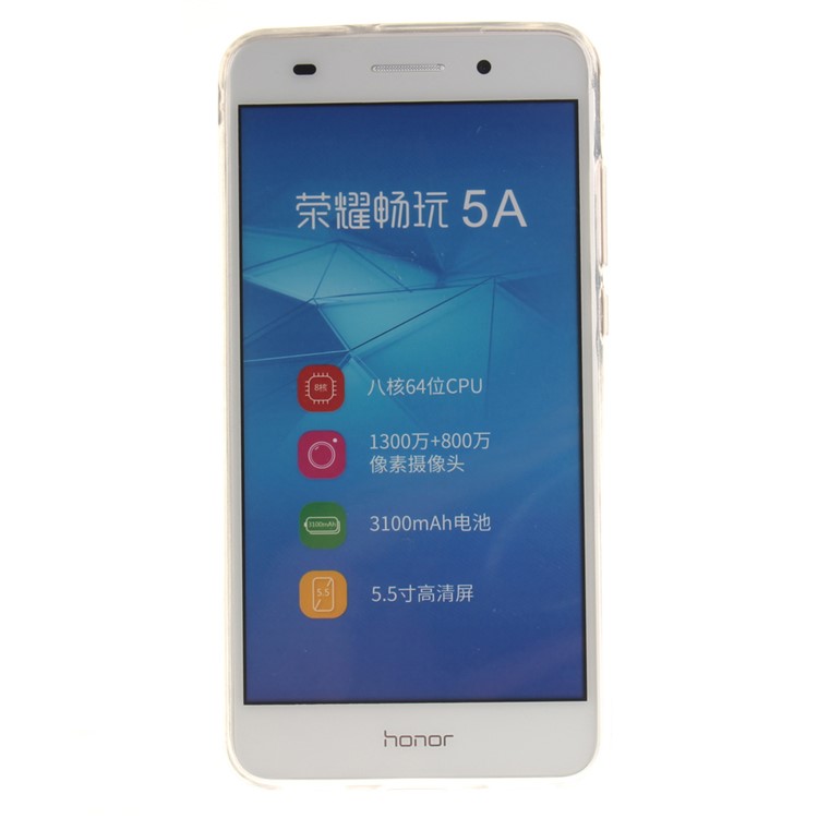 Protective IMD TPU Shell for Huawei Y6 II / Honor 5A - Angry Tiger-3