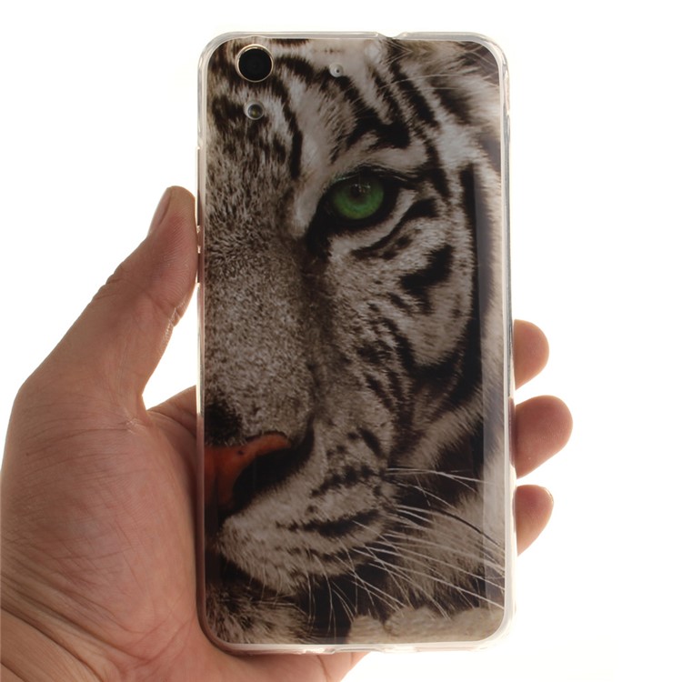 Protective IMD TPU Shell for Huawei Y6 II / Honor 5A - Angry Tiger-6