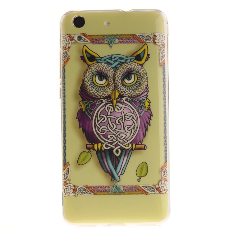 Protective IMD TPU Shell Case for Huawei Y6 II / Honor 5A - Cool Owl-2