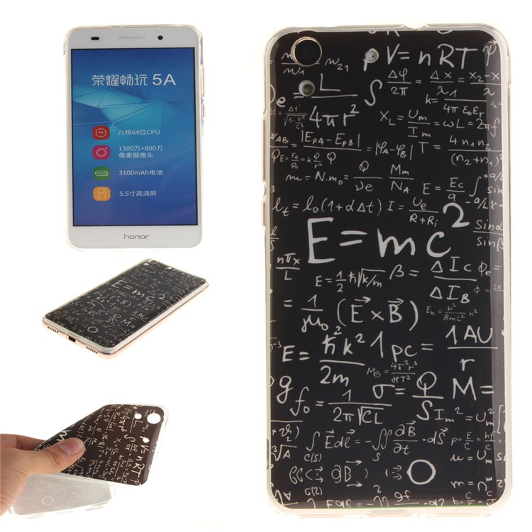 Protective IMD TPU Back Cover for Huawei Y6 II / Honor 5A - Formula-1