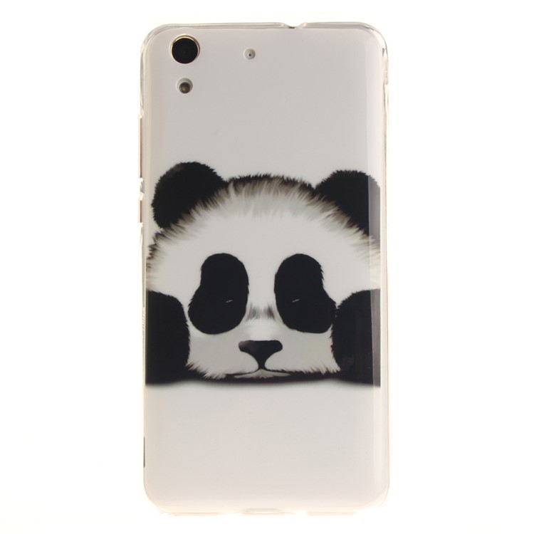 Protective IMD TPU Protector Case for Huawei Y6 II / Honor 5A - Panda-2