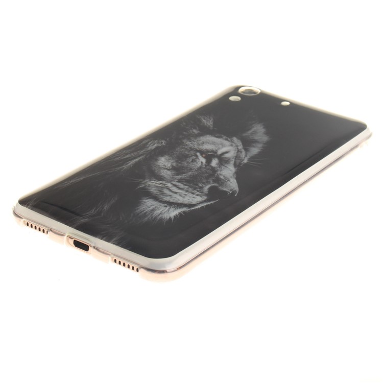 Protective IMD TPU Gel Case for Huawei Y6 II / Honor 5A - Sad Lion-4