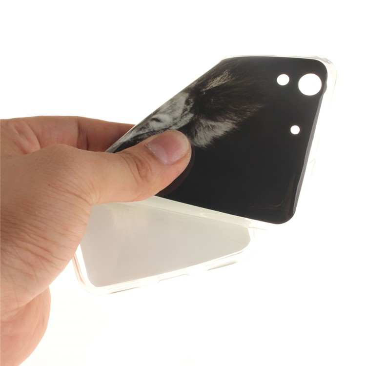 Protective IMD TPU Gel Case for Huawei Y6 II / Honor 5A - Sad Lion-7