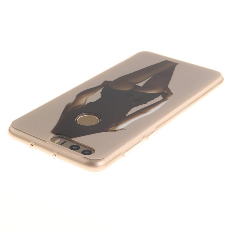 Soft IMD TPU Case for Huawei Honor 8 - Beauty Pattern-5