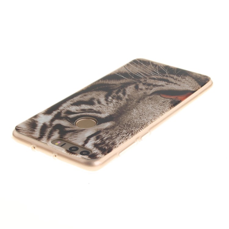 Soft IMD TPU Shell for Huawei Honor 8 - Tiger Pattern-5