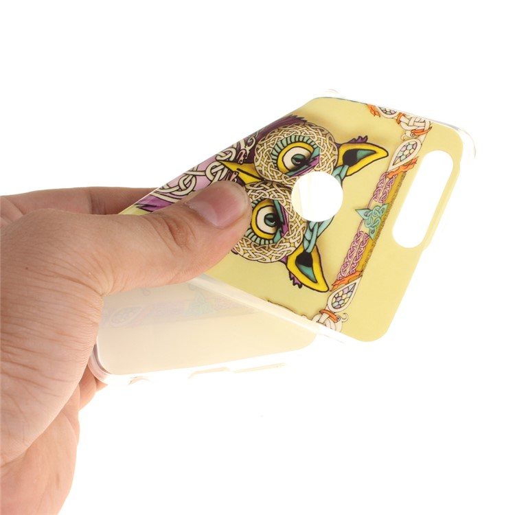 Soft IMD TPU Back Case for Huawei Honor 8 - Colorized Owl-7
