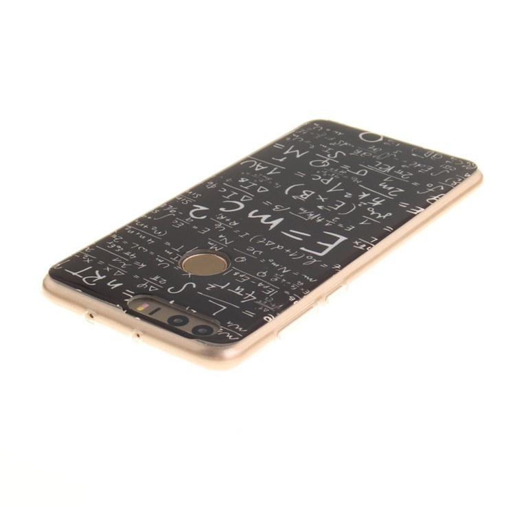 Soft IMD TPU Gel Case for Huawei Honor 8 - Mathematical Symbols-5