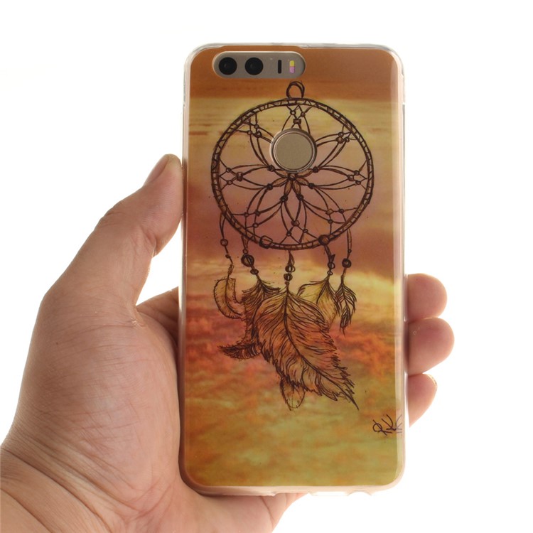 Soft IMD TPU Case Shell for Huawei Honor 8 - Sunset Dream Catcher-6