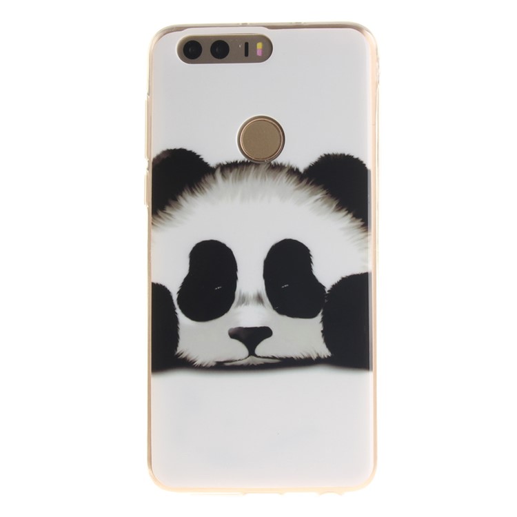 Soft IMD TPU Cover for Huawei Honor 8 - Adorable Panda-2