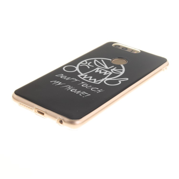 Soft IMD TPU Cover Case for Huawei Honor 8 - Do Not Touch My Phone-4