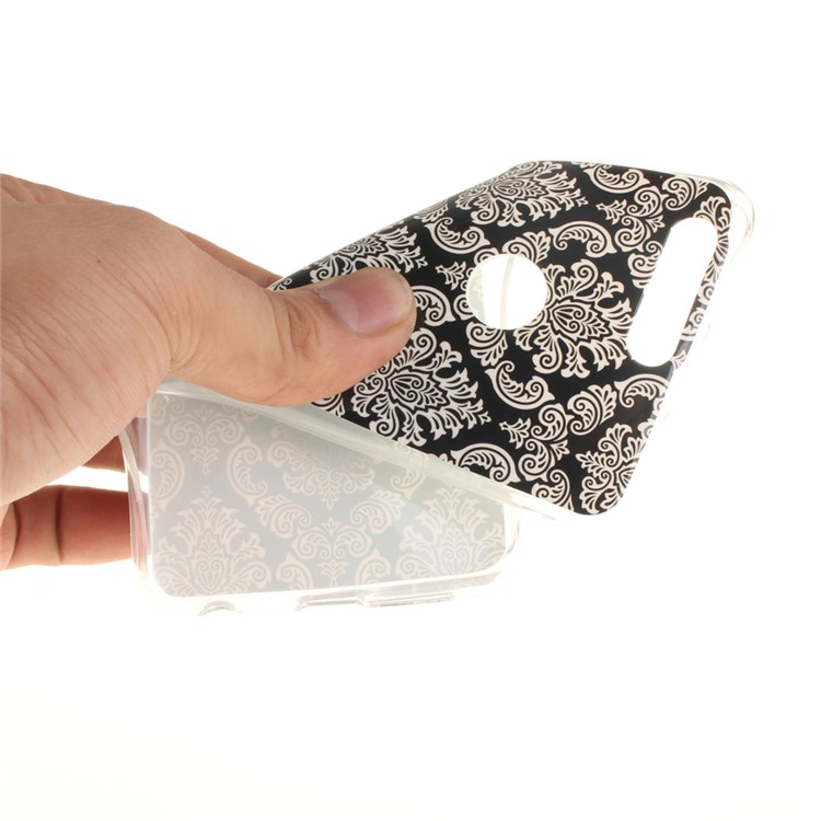 Soft IMD TPU Protective Case for Huawei Honor 8 - Damask Flowers-7