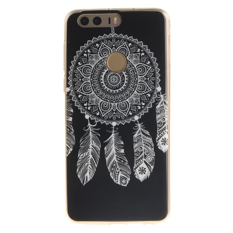 Soft IMD TPU Gel Cover for Huawei Honor 8 - Dream Catcher-2