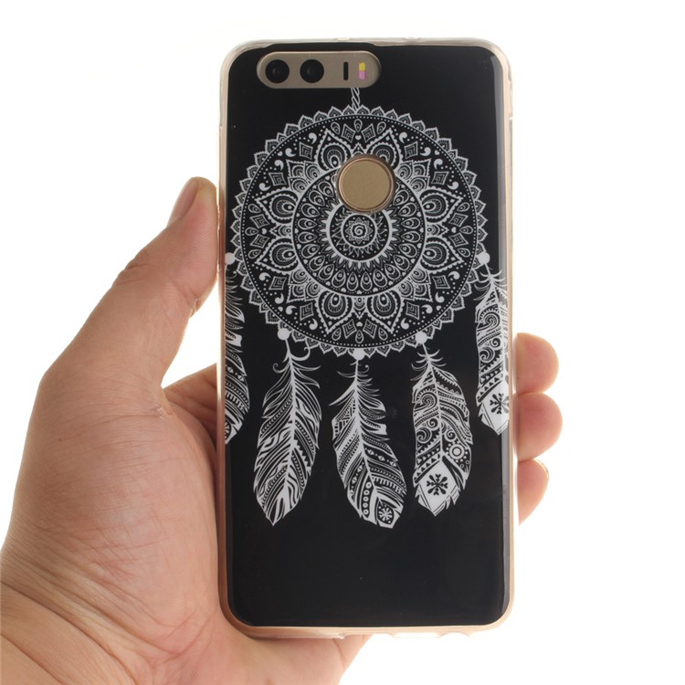 Soft IMD TPU Gel Cover for Huawei Honor 8 - Dream Catcher-6