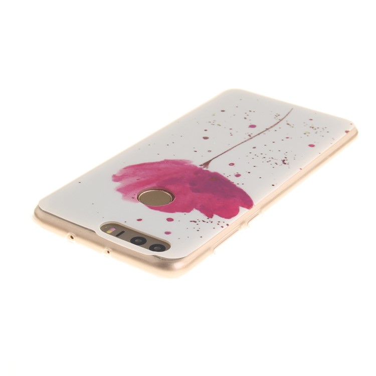 Soft IMD TPU Shell Cover Case for Huawei Honor 8 - Vivid Flowers-5
