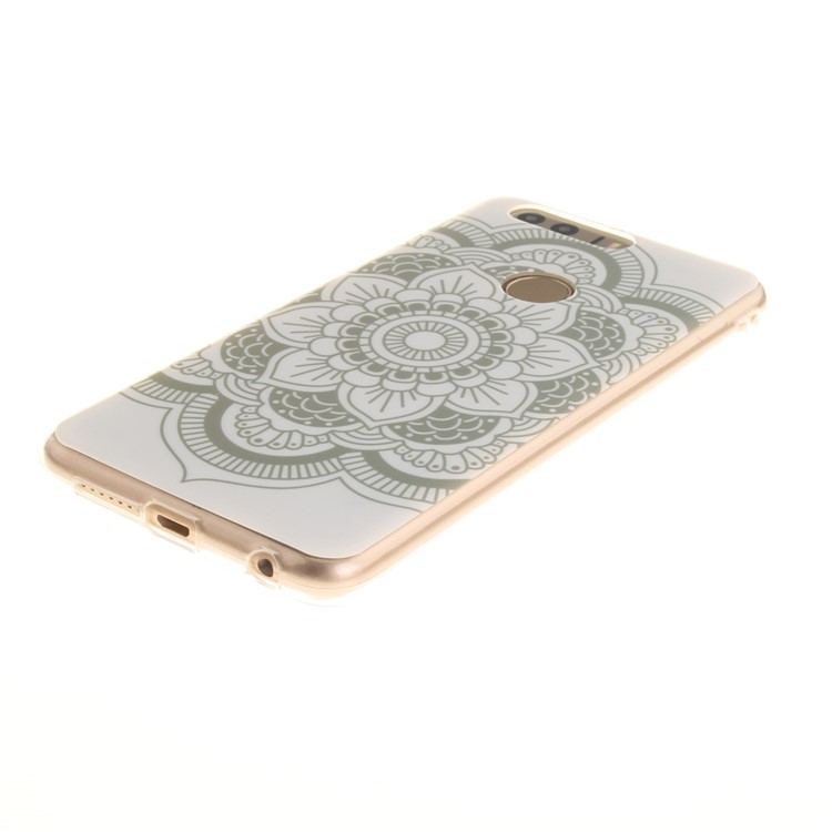 Soft IMD TPU Cover Shell for Huawei Honor 8 - Fresh Flowers-4