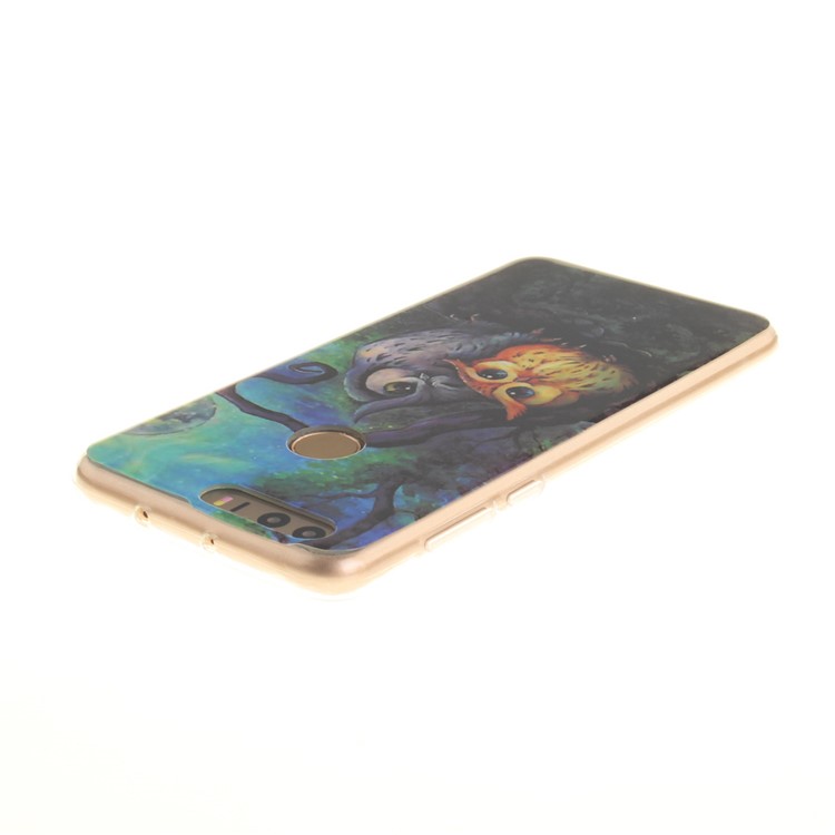 Soft IMD TPU Case for Huawei Honor 8 - Owls Pattern-5