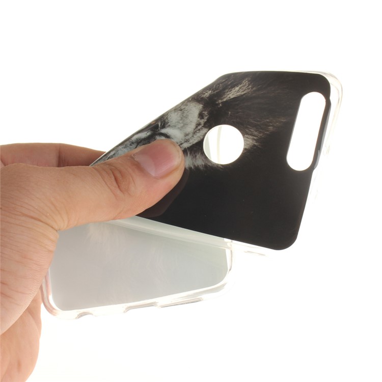 Soft IMD TPU Case for Huawei Honor 8 - Fierce Lion-7
