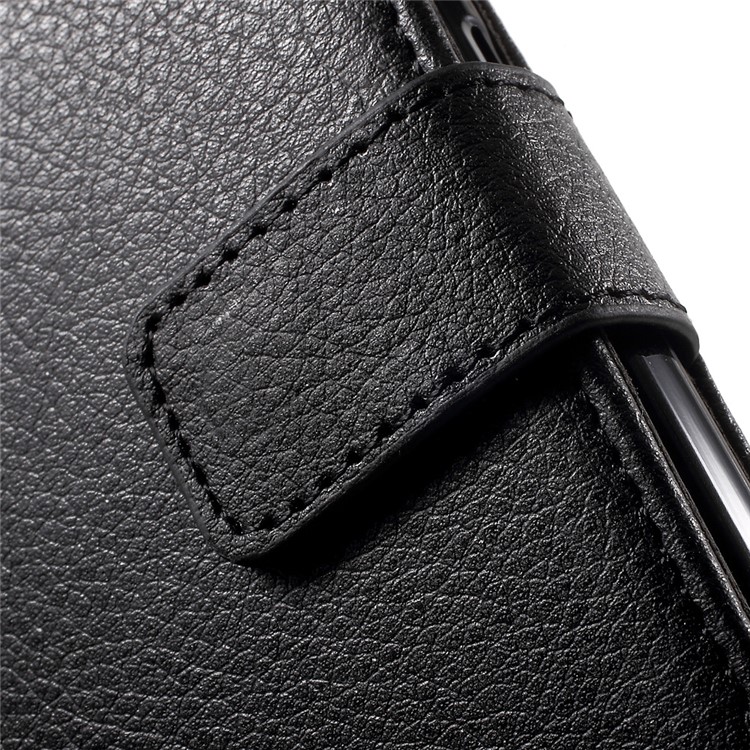 Litchi Texture Flip Leather Wallet Case for Huawei Honor 5c / Huawei GT3 - Black-1
