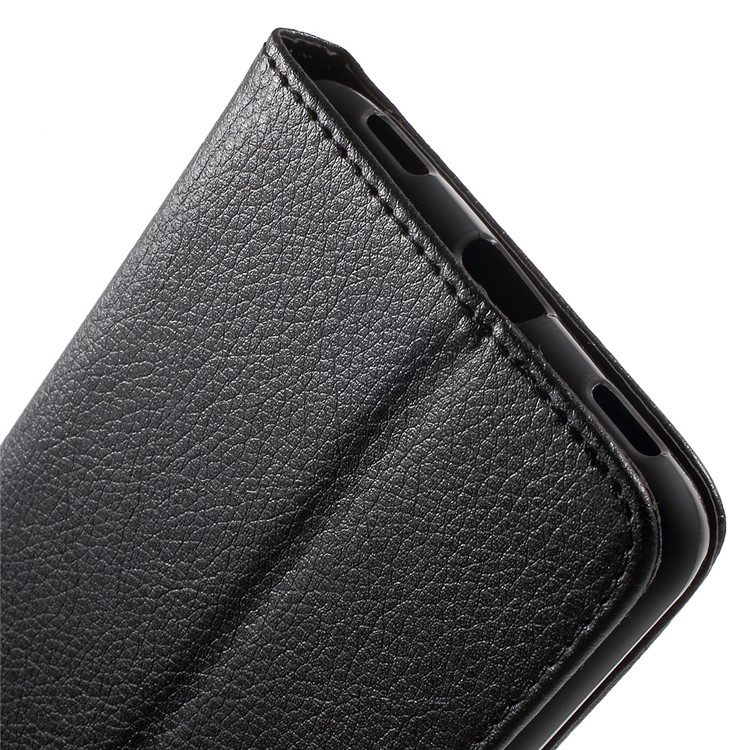 Litchi Texture Flip Leather Wallet Case for Huawei Honor 5c / Huawei GT3 - Black-1
