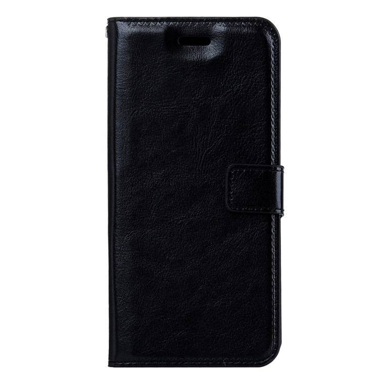 Crazy Horse Wallet Stand Leather Case for Huawei Honor 5C / GT3 with Hand Strap - Black-1