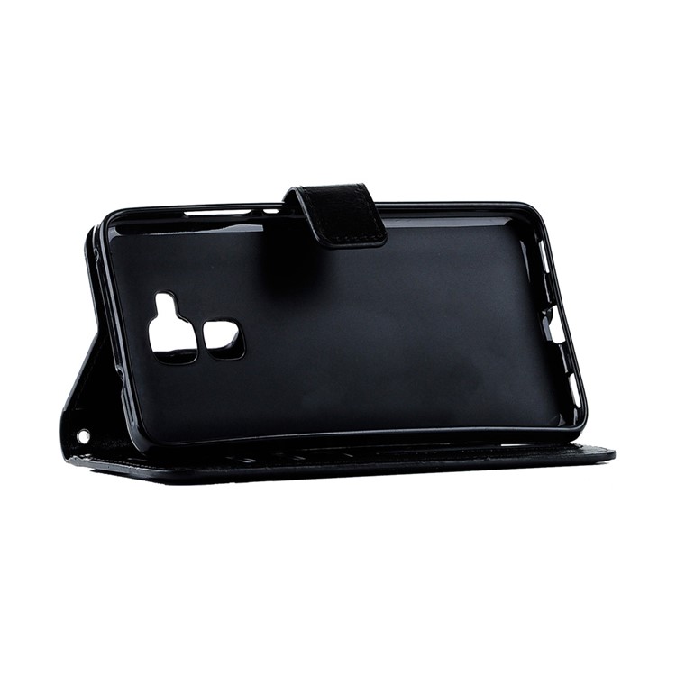 Crazy Horse Wallet Stand Leather Case for Huawei Honor 5C / GT3 with Hand Strap - Black-7
