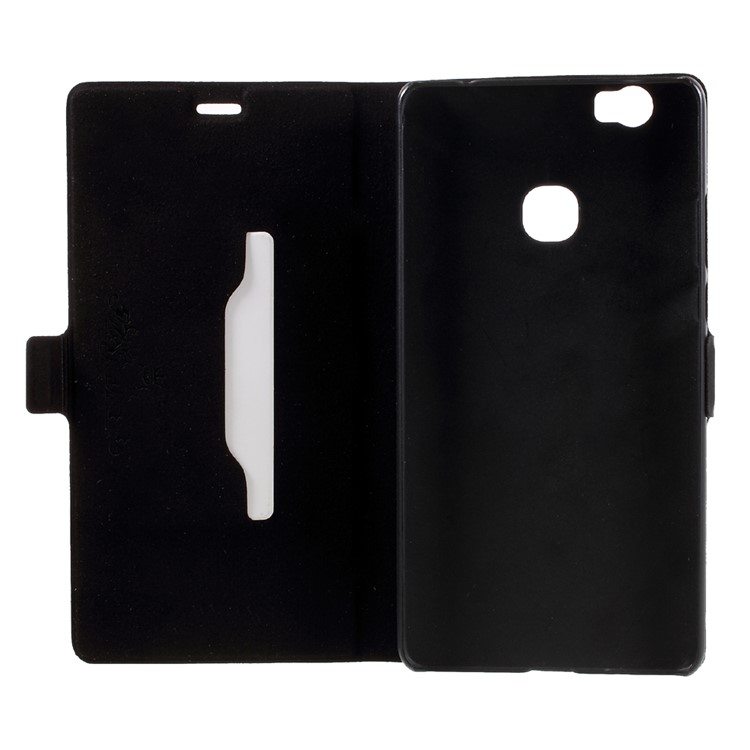 DOORMOON Genuine Leather Case with Card Holder for Huawei Honor Note 8 - Black-6