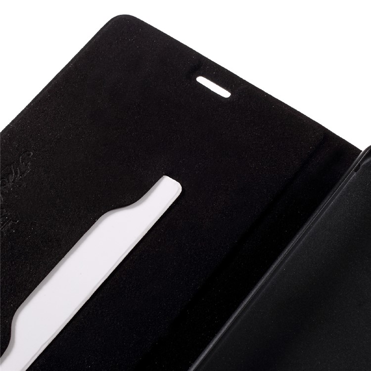 DOORMOON Genuine Leather Case with Card Holder for Huawei Honor Note 8 - Black-9