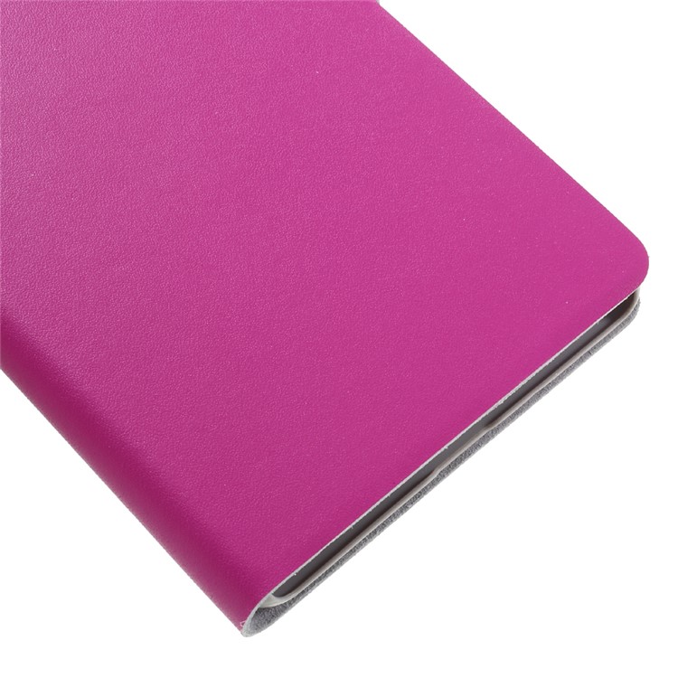 DOORMOON Genuine Leather Stand Case with Card Holder for Huawei Honor Note 8 - Rose-7