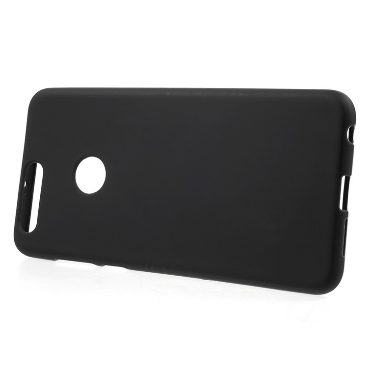 Frosted TPU Gel Case for Huawei Honor 8 - Black-2