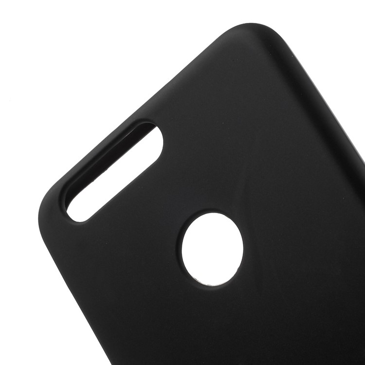 Frosted TPU Gel Case for Huawei Honor 8 - Black-5