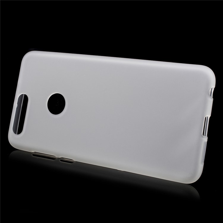 Frosted TPU Back Case for Huawei Honor 8 - White-2