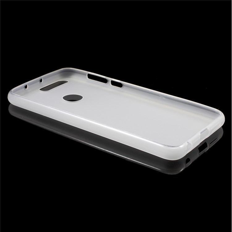 Frosted TPU Back Case for Huawei Honor 8 - White-3