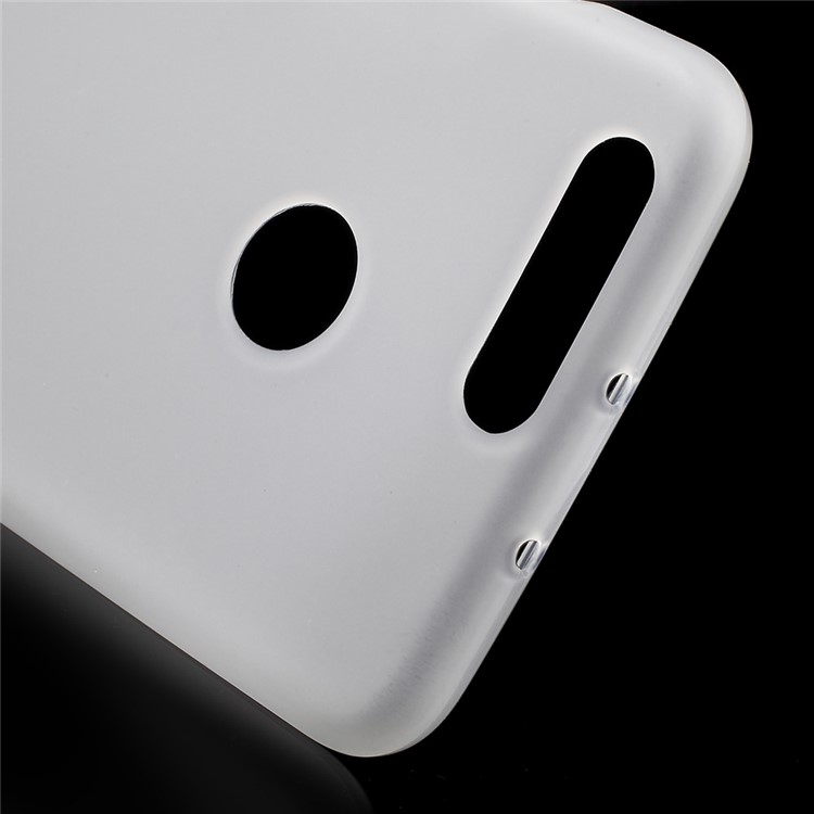 Frosted TPU Back Case for Huawei Honor 8 - White-5