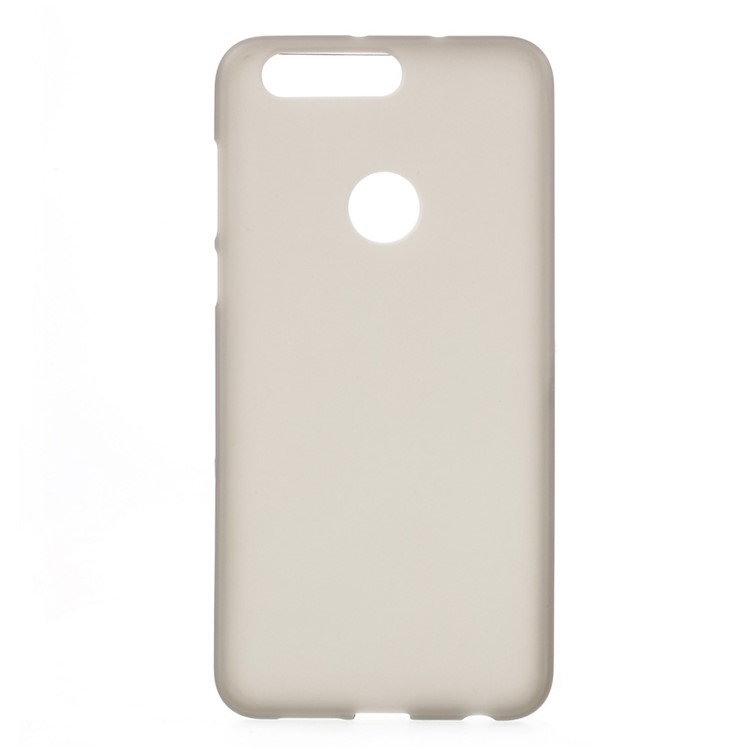 Frosted TPU Shell Cover for Huawei Honor 8 - Grey-1