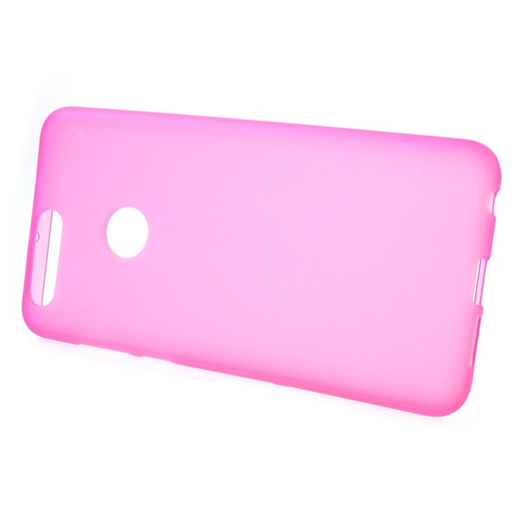 Frosted Soft TPU Gel Cover for Huawei Honor 8 - Rose-2