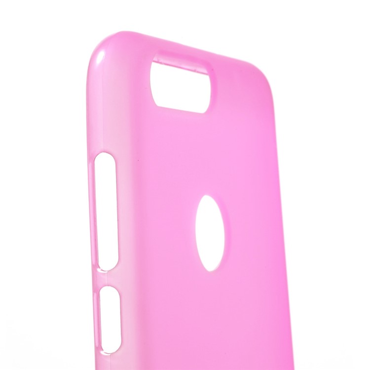 Frosted Soft TPU Gel Cover for Huawei Honor 8 - Rose-6