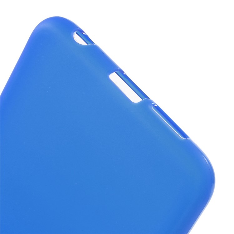Frosted TPU Gel Phone Case for Huawei Honor 8 - Blue-4