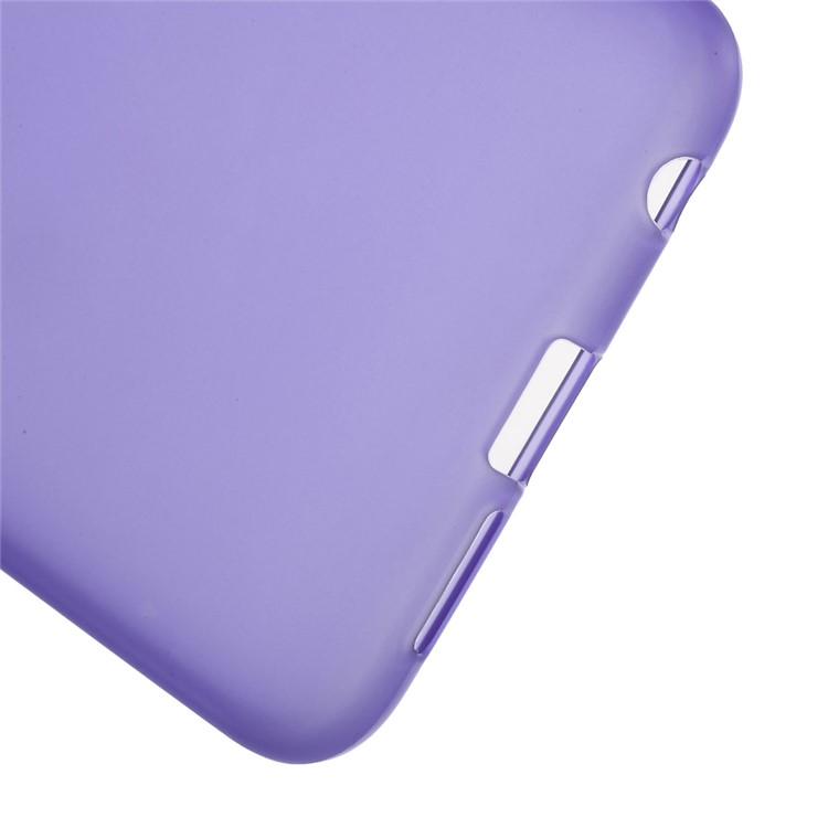 Frosted TPU Gel Phone Cover for Huawei Honor 8 - Purple-4