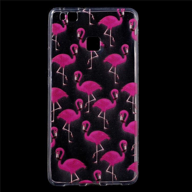 Patterned IMD TPU Back Phone Case for Huawei P9 Lite / G9 Lite - Birds-1