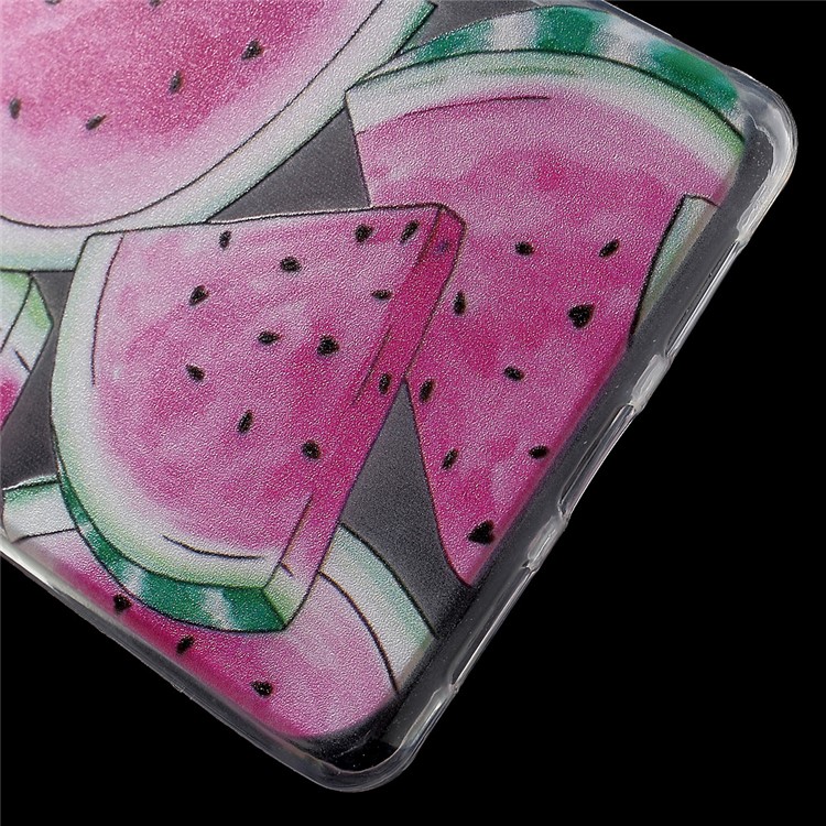 Patterned IMD TPU Gel Back Phone Cover for Huawei P9 Lite / G9 Lite - Watermelon Pattern-4